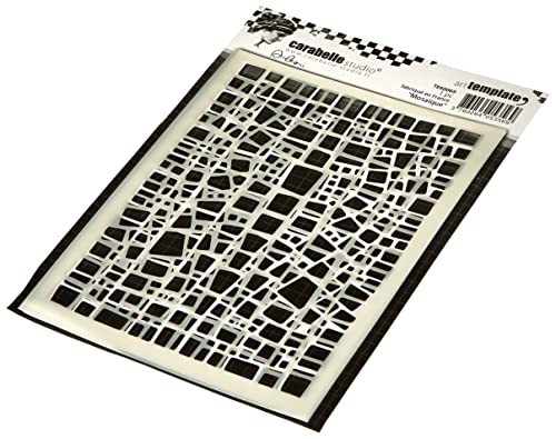 Carabelle Studio Art Template Schablone, Mosaik von Alexi zum gestalten von Gemusterten Hintergründen und Erstellen von Kunstwerken und Bastelprojekten Cover