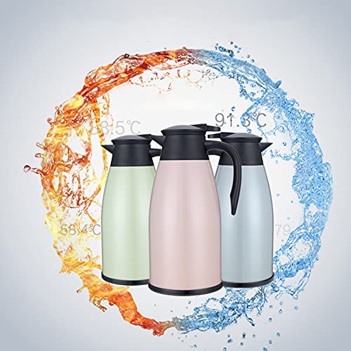 Eastdall Garrafa De Café Térmica,Garrafa de Isolamento de Aço inoxidável Balão de Vácuo de Parede Du