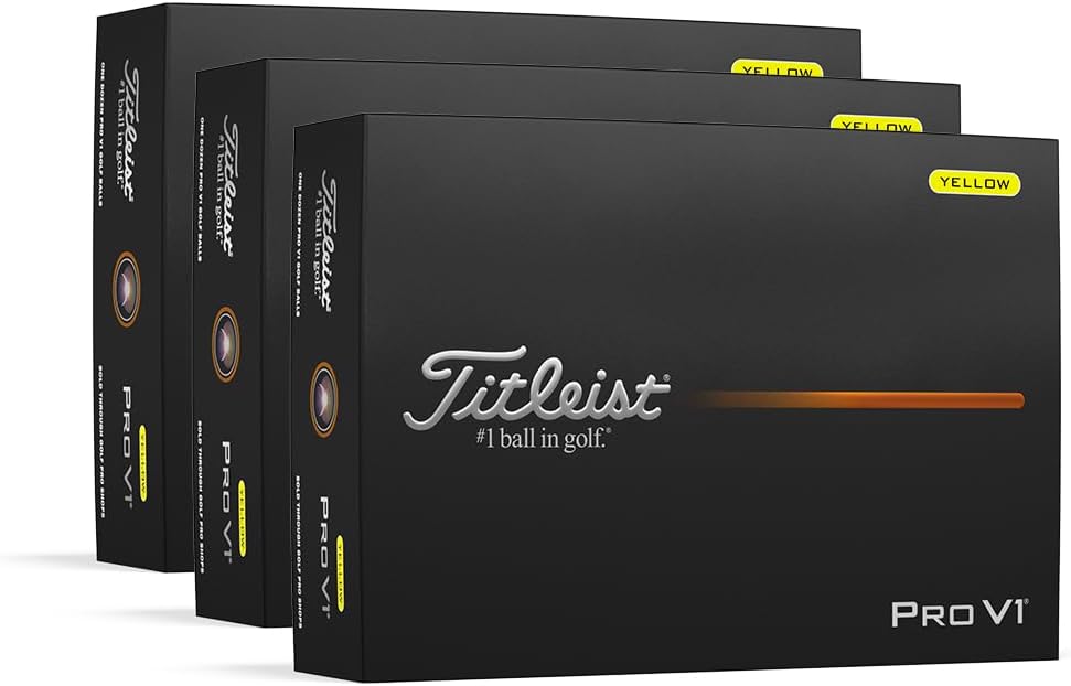 タイトリスト PRO V1 2025 イエロー【3ダースセット(36球