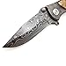 BGT Classic Pocket Folding Knife with 7Cr17Mov Stainless Steel,Outdoor Tactical Knives with Rose Wood Handle For BC Camping Hiking Fishing,Gifts for Men Women Husband Dad