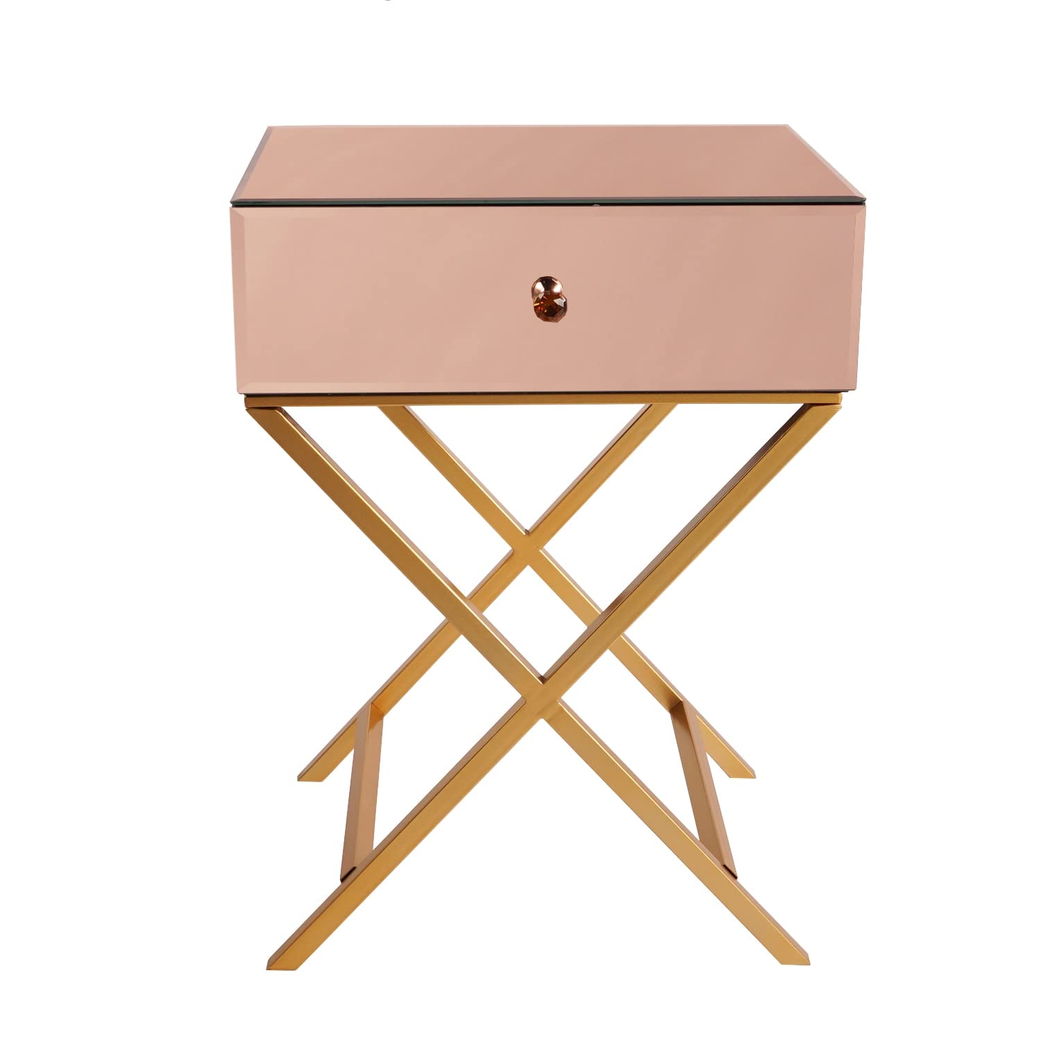 BHGFYXBS Bedside Cabinets Mirror Bedside Table Living Room Bedroom Bedside Storage Cabinet Drawer Coffee Table Storage Cabinet Bed Side Tables