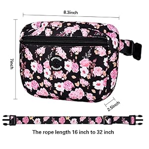 Petmolico Neoprene Dog Treat Pouch, Auto Closed Dog Training Pouch Fanny Pack Wasit Bag with Dog Poop Bag Dispenser for Hands-Free Dog Walking, Pink Peony Petmolico Neoprene Dog Treat Pouch, Auto Closed Dog Training Pouch Fanny Pack Wasit Bag with Dog Poop Bag Dispenser for Hands-Free Dog Walking, Pink Peony