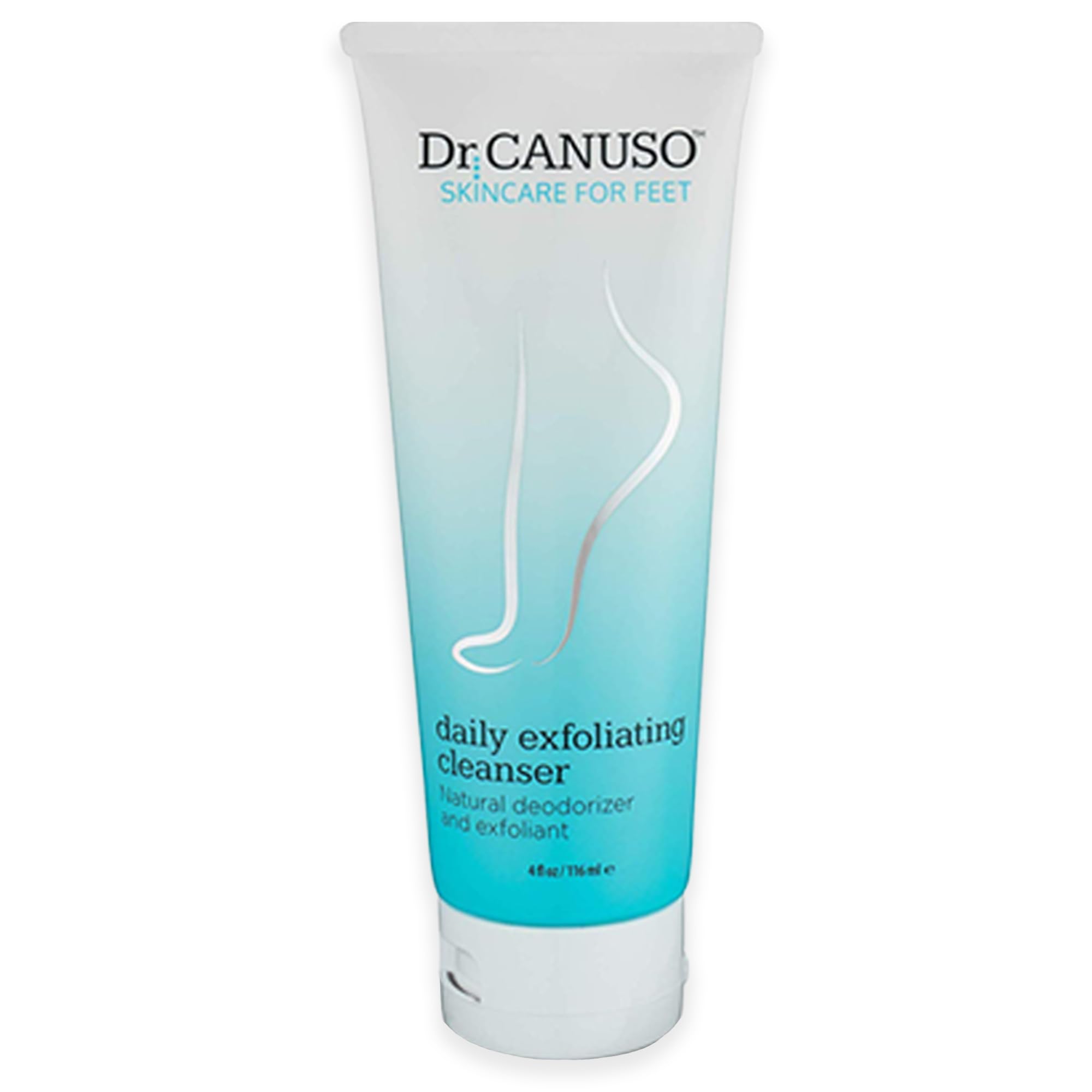 Dr. Canuso Cleansing Foot Scrub, Nourishing Cracked Heel Repair, Gentle Foot Exfoliator with Beeswax Microbeads, Treats Foot Odor, Softens Calluses, Heals Dry Skin (4 oz)