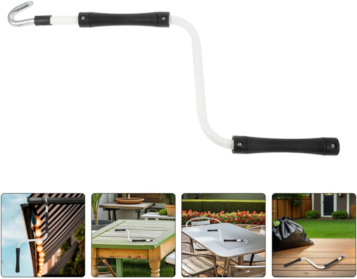 Metal Awning Shade Crank Manual Replacement Handle Wand for Garden
