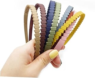 FOMIYES 8pcs Girls Headbands Korean Cosmetics Tiara for Girls Teeth Hair Band Makeup Headbands Washing Face Hair Hoop Anti-slip Hair Hoop Simple Headband Fashion Hair Hoop Headgear Cute