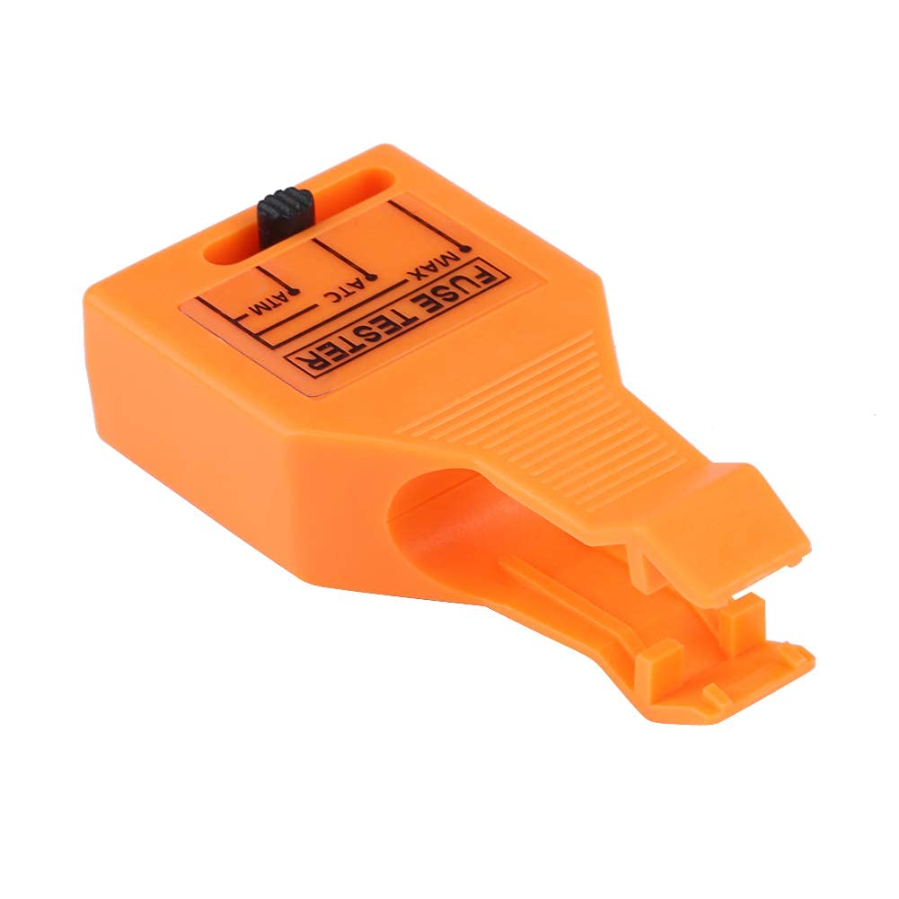 Tester per fusibili auto, Multifunzionale tester per fusibili auto e raschietto per fusibili, strumento di rimozione per fusibili mini, standard e maxi