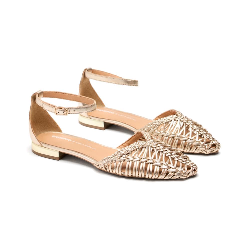 GIOSEPPO Ballerina Pelle Intrecciata Bingham