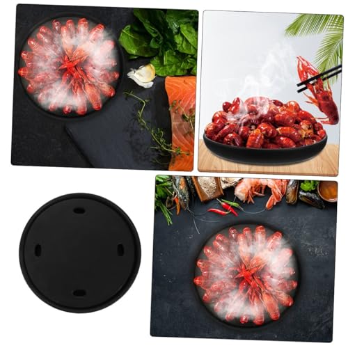 Plato para sushi de melamina negro 27.22x27.22x3.81 cm miniatura 5