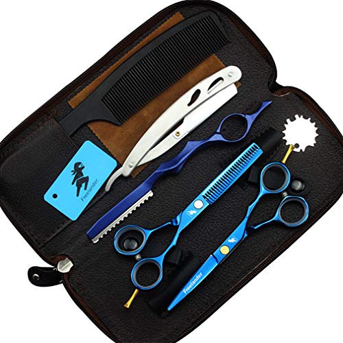 Golden Bird 5.5 Inch Hair Cutting Scissors Set, Professional Haircut Scissors Kit with Cutting Shear and Barber Thinning Shears…