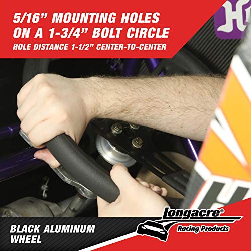 Longacre 52-56809 15 In Fat Grip Aluminum Steering Wheel #TOP1