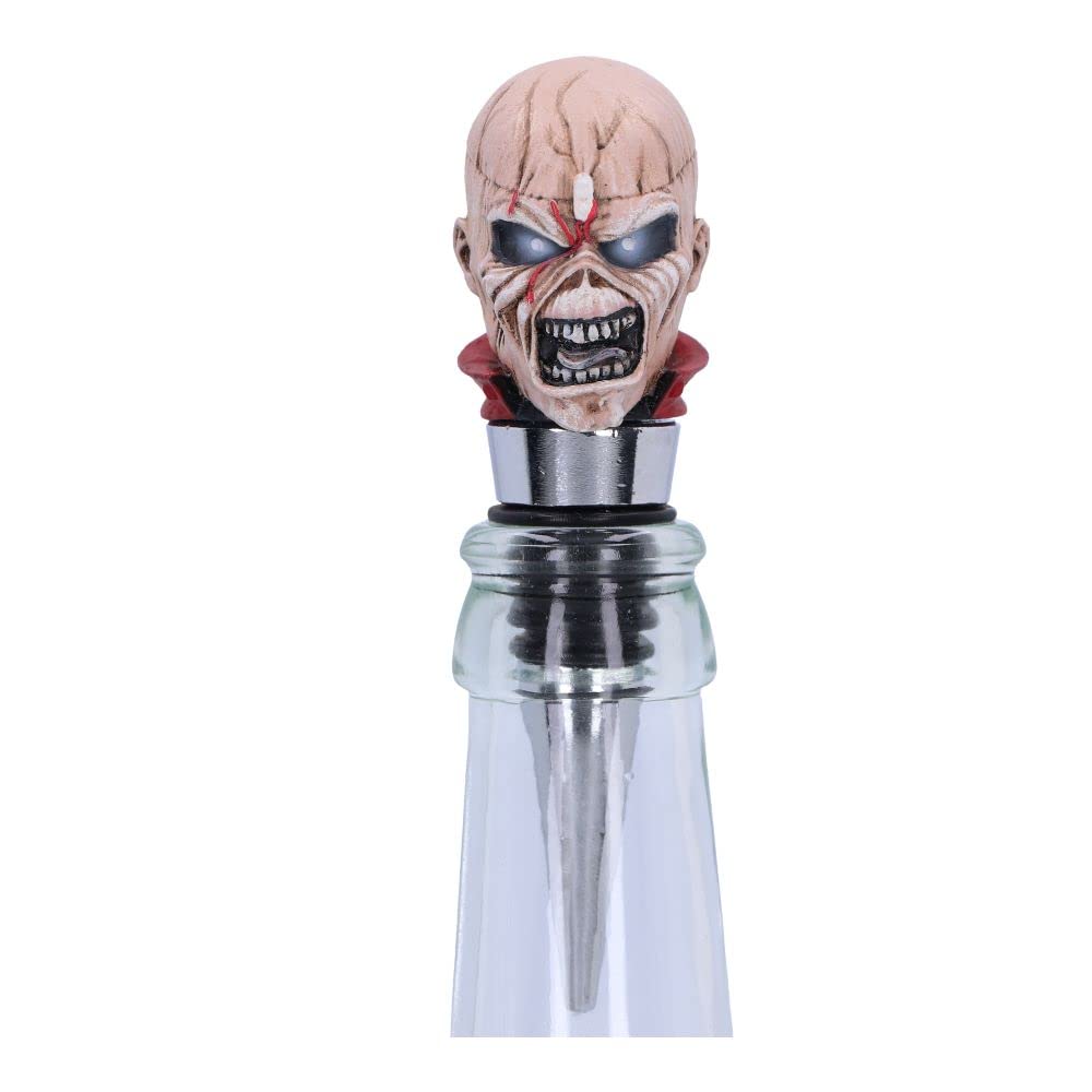 Nemesis NowOfficially Licensed Iron Maiden The Trooper Bottle Stopper, Silver, 10cm, Argentée
