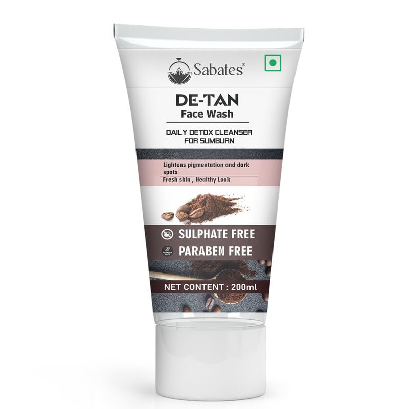 De-Tan FaceWash For Enriched with Arbutin, Bees Wax & Lactic Acid | Detan Face Wash For Men & Women |Tan Removal, Deep Cleansing & Healthy Skin|Tackles Acne Without Over-Drying Skin