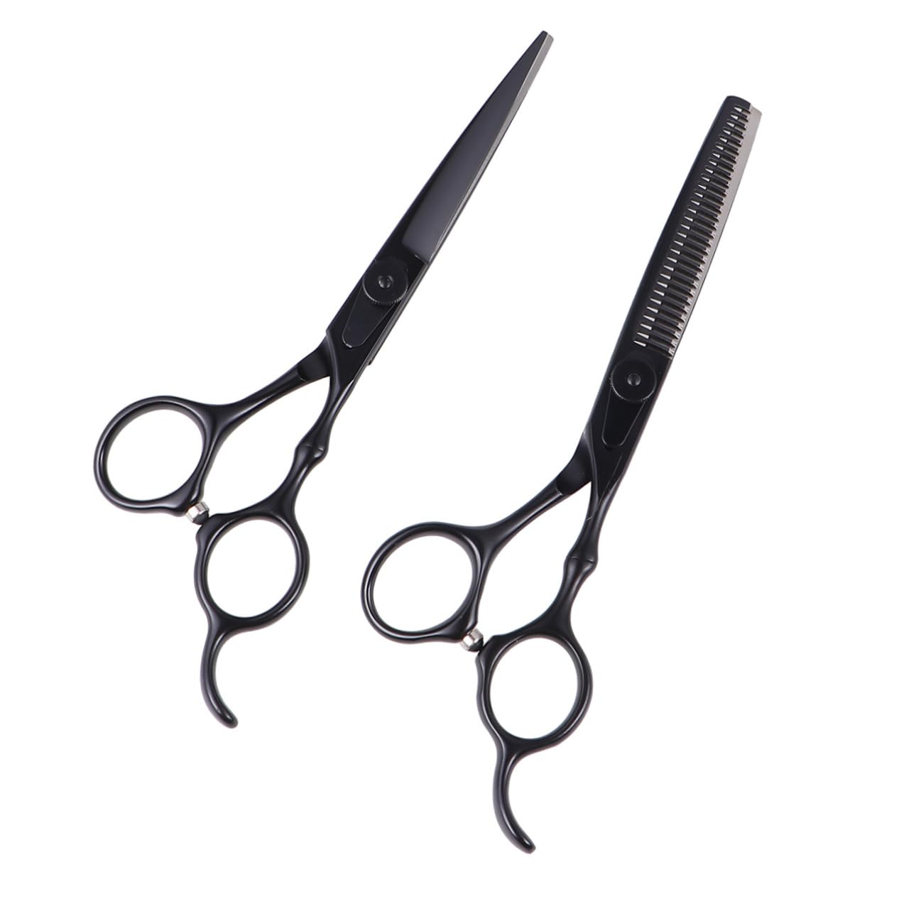 FRCOLOR Set Di Forbici Da Parrucchiere - Forbici Per - Piatte E Dentate - Uso Domestico E in Salone