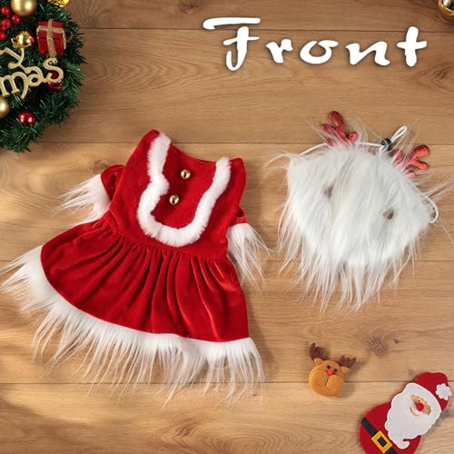 Vestido Navideño para Perro con Accesorios Idepet L miniatura 2