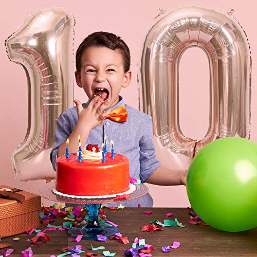Ceqiny Palloncino 10° numero in Mylar Palloncino