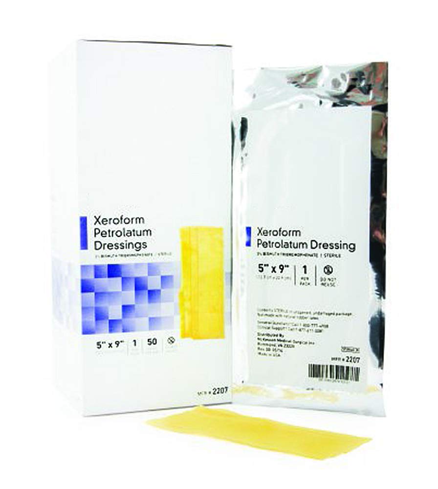 Buy Xeroform Petrolatum Dressings. Case of 200 Xeroform Impregnated Dressings 5" x 9" for Wounds