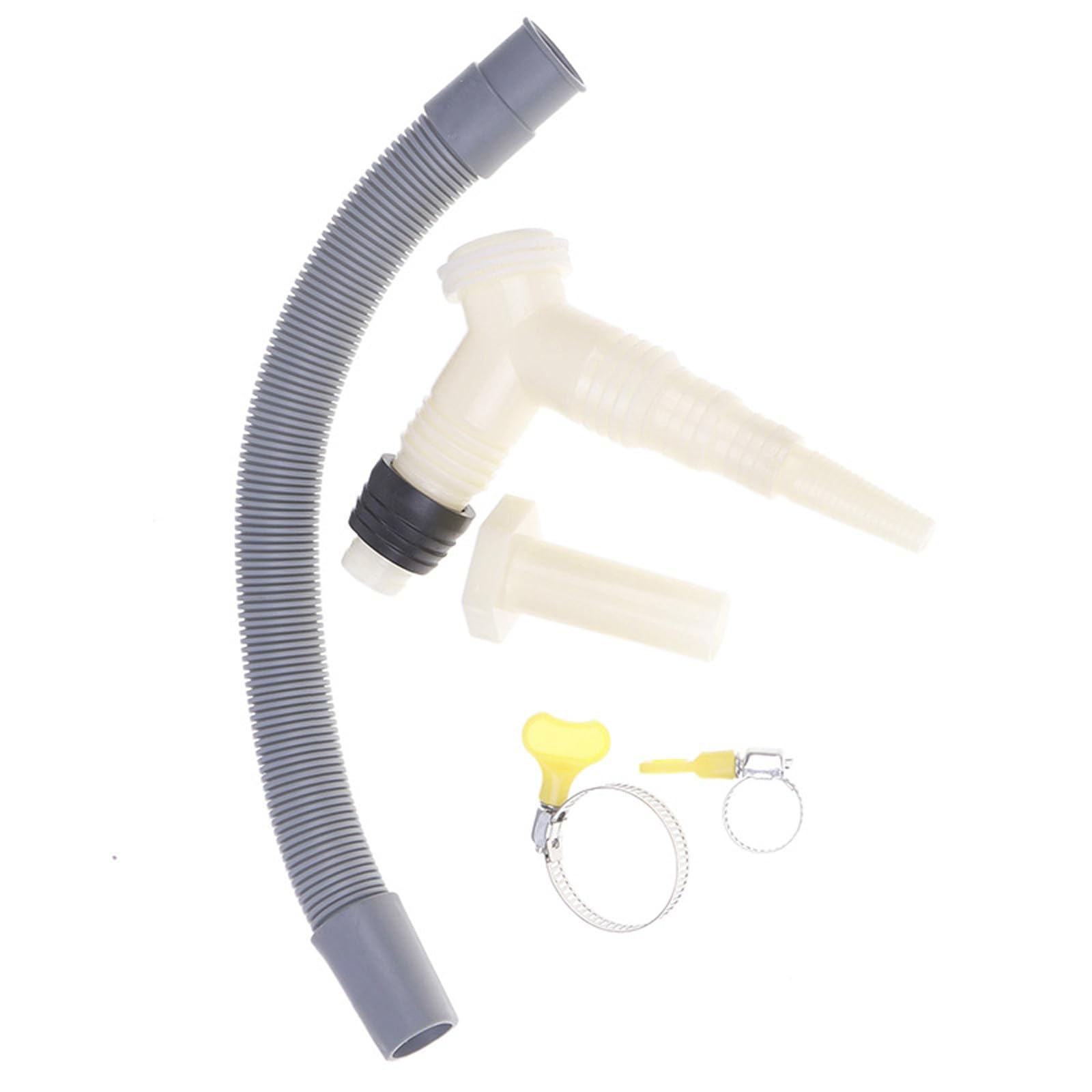 MINGLEA General Washing Machine Dryer Drain Hose Extension Kit Flexible Waterproof Design Multi Brand Compatibility