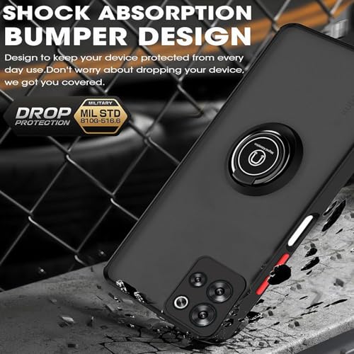 ILING Case for Motorola Edge 50 Neo, Ultra-thin Translucent Matte Frosted PC Hard Back Cover - Image 4