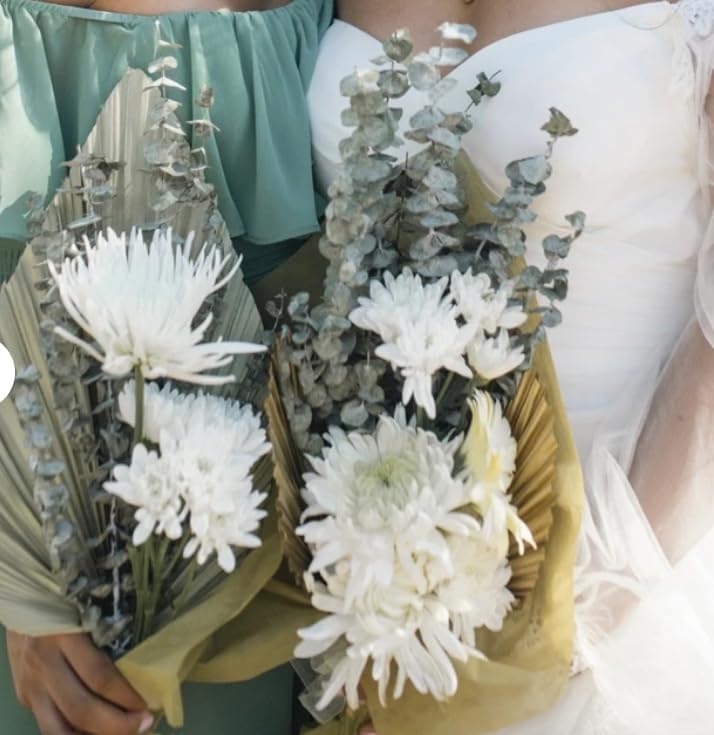 Miniatura 2 de 24 hojas de palma secas recortadas de 18 pulgadas de alto lanza de palma seca decoración de boda boho decoración de mesa hawaiana Luau flores secas