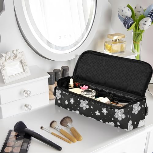 Bolsa de viaje resistente al calor Flower Element Marble para herramientas de cabello, incluye tapete resistente para planchas, rizadores y otros accesorios para el cuidado del cabello miniatura 7