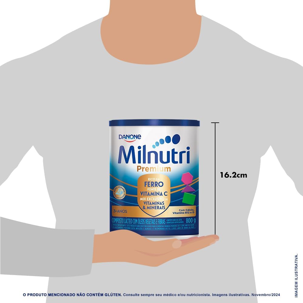Danone Nutricia Milnutri Premium - Composto Lácteo Idade Pré Escolar 800G