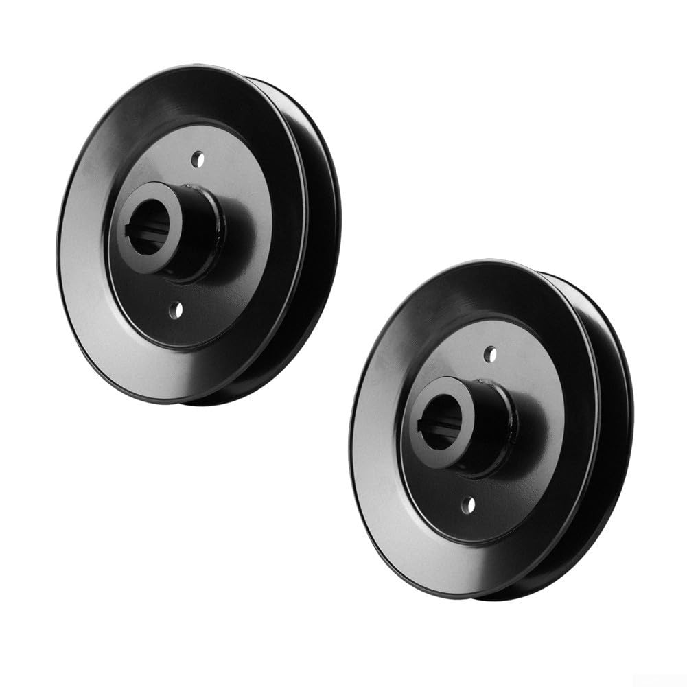 Polea de cubierta para cortacésped, polea de cubierta de 54 pulgadas compatible con 033-4890-00, para polea de cortacésped de giro cero para la serie MZ ZT (2 piezas)