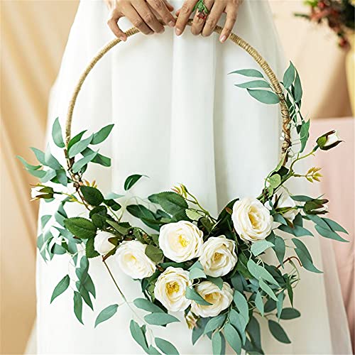 Auvoau 6 Pack 4 Inch Metal Crafts Hoops Wreath Floral Macrame Ring For Diy Dream Catcher,Wedding Decor And Wall Hanging Crafts (4 Inch) #TOP2