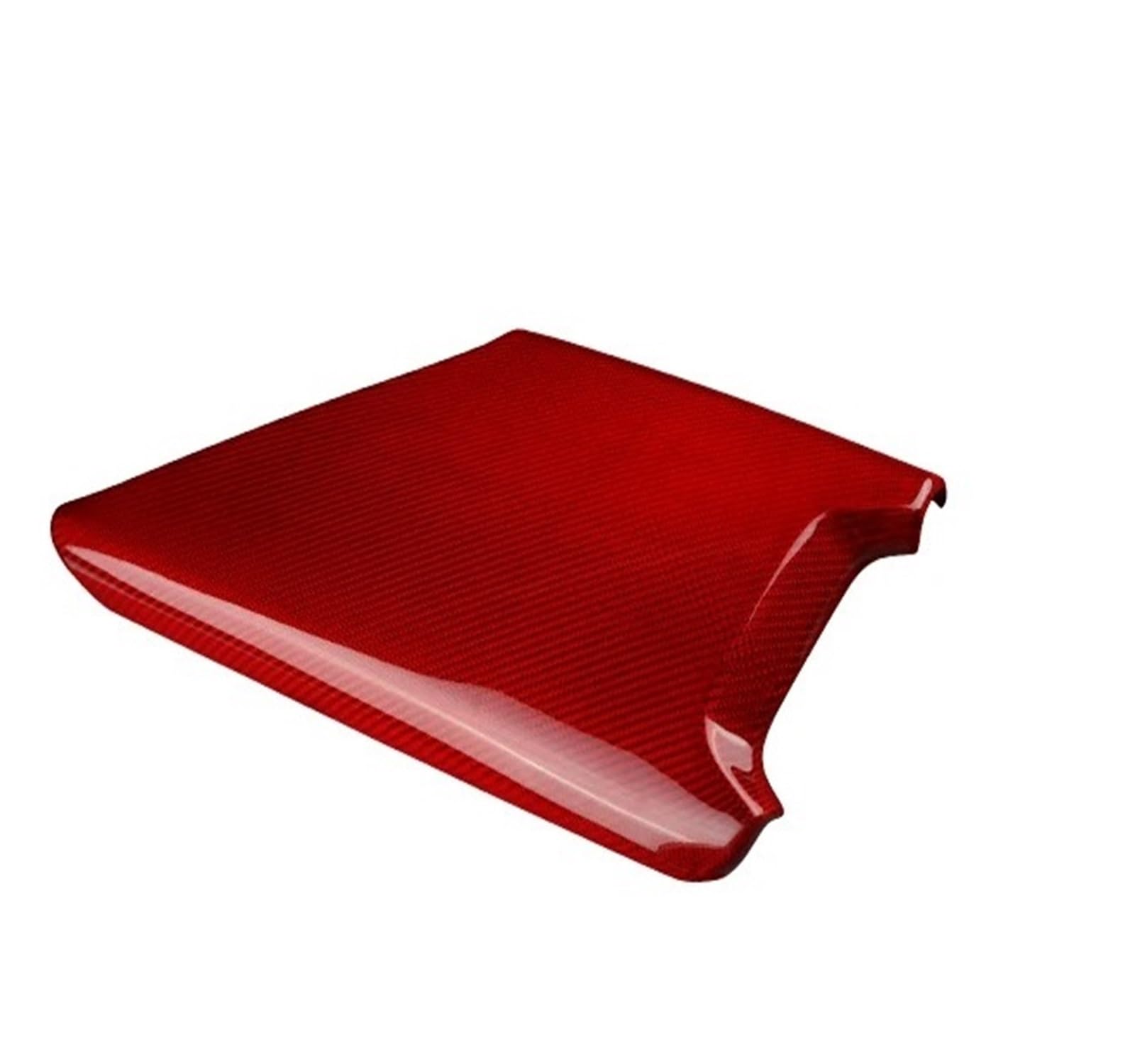 Interior Trim for Chevrolet for Corvette C8 2020-2024 Car Center Armrest Box Interior Real Hard Carbon Fiber Sticker Car Interior Trim Strips(Red Carbon)