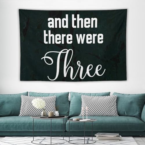 Tapiz para colgar en la pared Yelolyio de formato gigante para decoración del hogar con frase 3