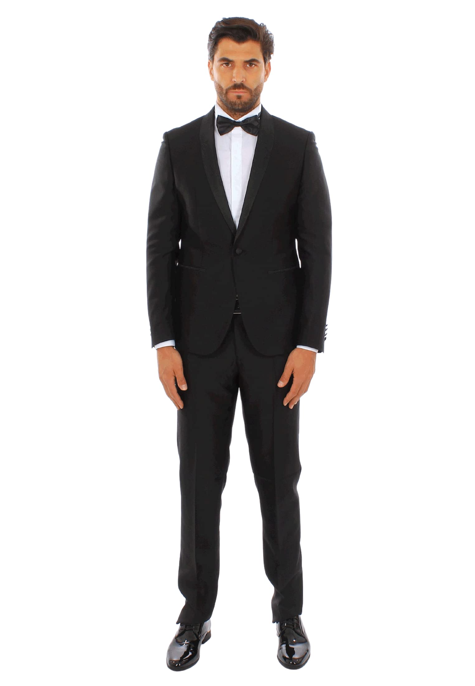 Ciabalù Abito Uomo Elegante Damascato Vestito Cerimonia Smoking Matrimonio