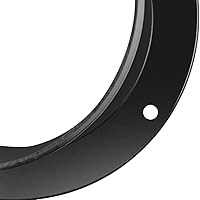 Vista 3 de POWERTEC 70126-P2 Brida de entrada, conector de conducto de recolección de polvo de 4 pulgadas de diámetro exterior, 2 PK