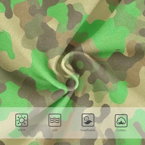 Military Camouflage Green Toddler Girls Underwear, Panties for Girls, 2T–8 Years3