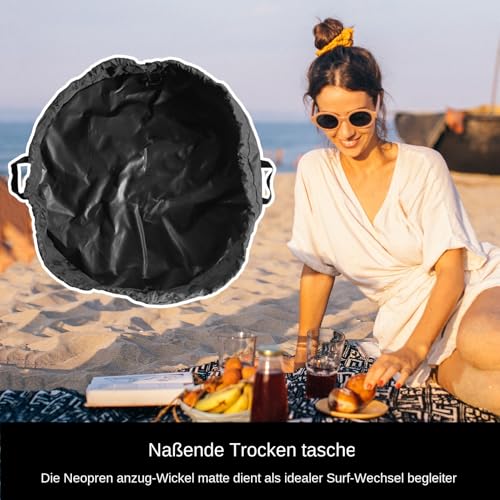 Sac étanche et tapis de rechange pour combinaison de surf et natation - 2