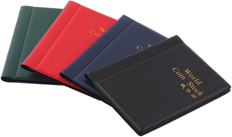 Grapelet New Fashion Money Penny Pockets 120 Coin Holders Collection Storage Album Book (1 x Coin Book)