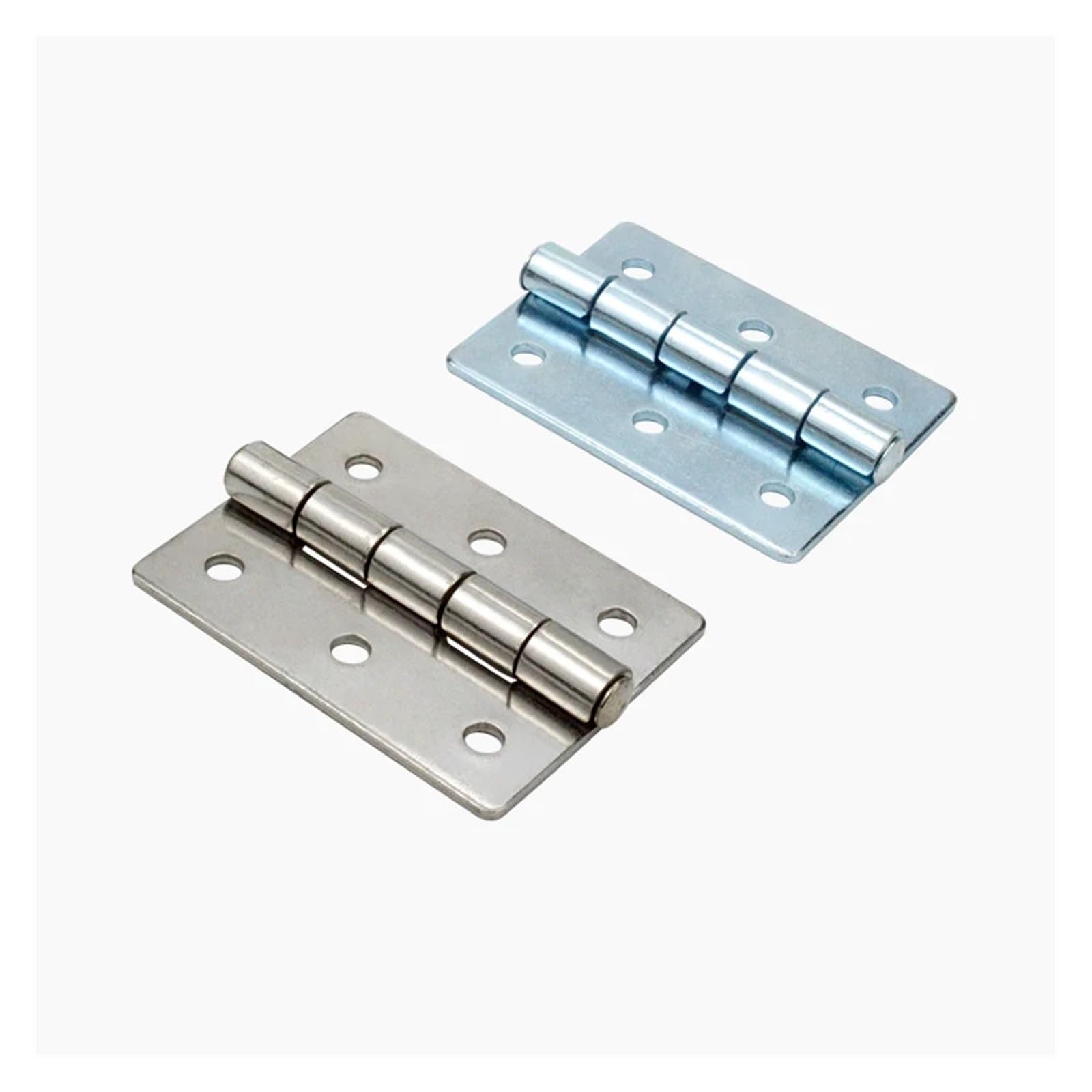 LZIKKGKI 1pcs 304 Stainless Steel Thickened Six-Hole Hinge Double Folding Hinge Automatic Equipment Hinge