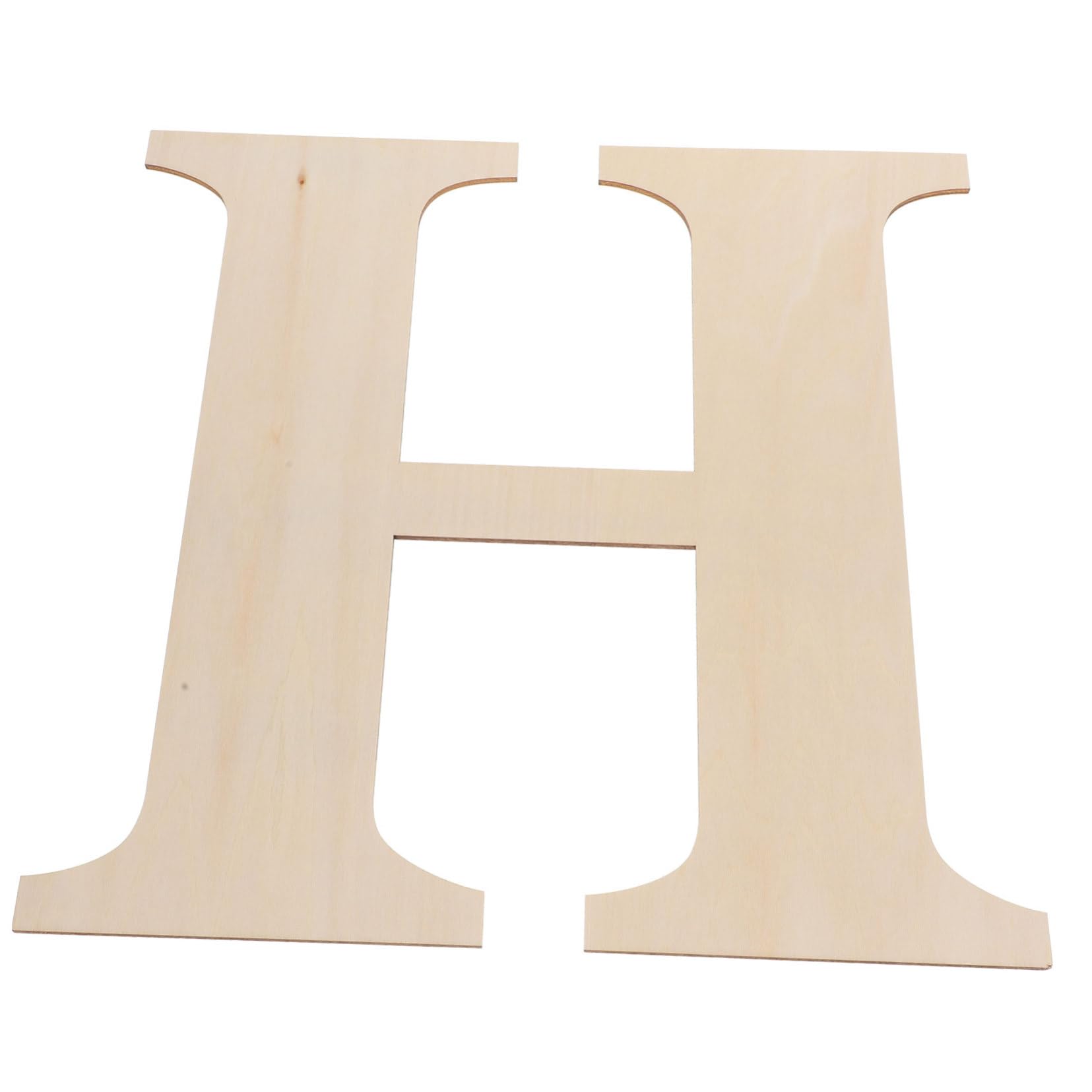 KONTONTY Wooden Letters for Craft Projects Large Wood Alphabet Ornaments Rustic Home Decor
