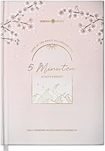 Lebenskompass 5 Minute Mindfulness Diary "Blush" 5 Minute Diary for More Gratitude, Mindfulness, Self-Love & Motivation - Diary for Adults for Your Personality Development