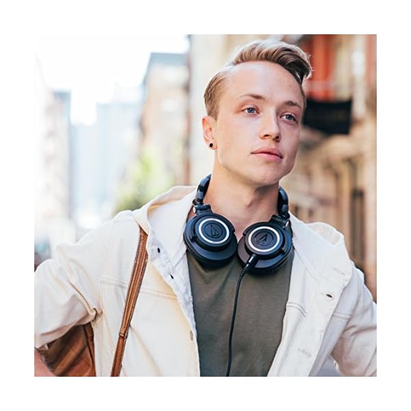 Audio-Technica-ATH-M50X-Professional-Studio-Monitor-Headphones-Black-Professional-Grade-Critically-Acclaimed-with-Detachable-Cable Audio-Technica ATH-M50X Professional Studio Monitor Headphones, Black, Professional Grade, Critically Acclaimed, with Detachable Cable
