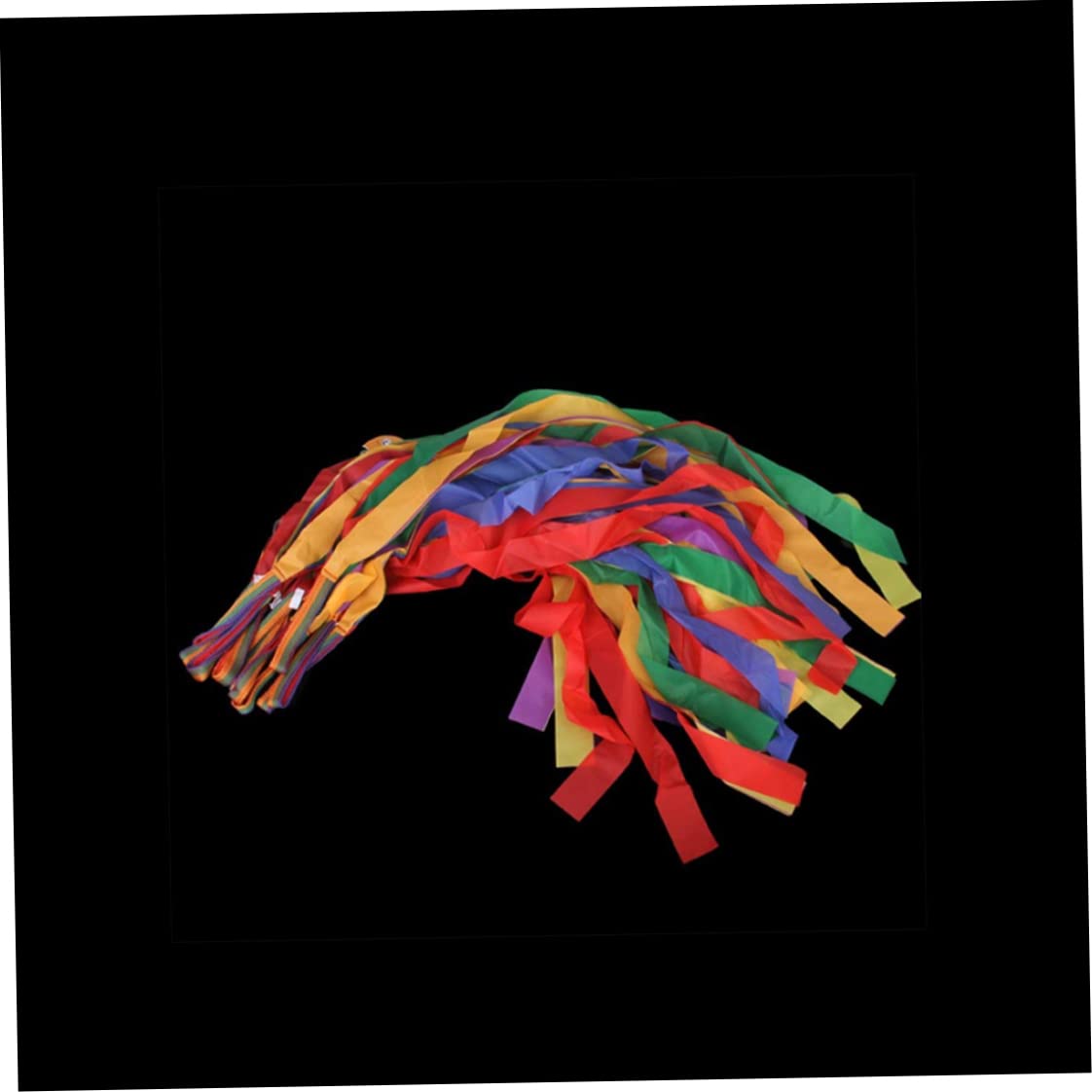 12pcs Children Children Hand Dance Ruban Bright Rainbow Streater Professional Gym Twirling Tools Ribbon Rythmique Professionnel