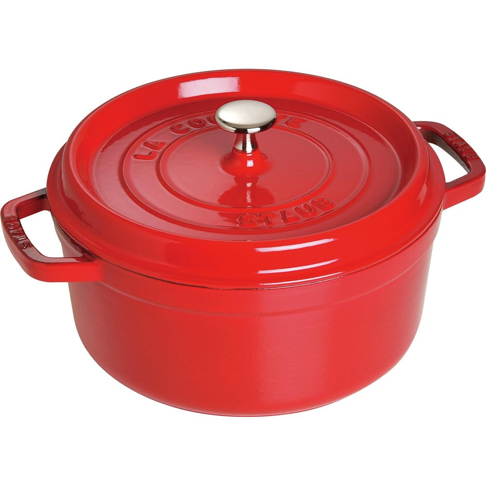 Staub B La Cocotte Döküm Tencere Yuvarlak 24 Cm Kırmızı Renkli