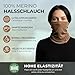 menique Schlauchschal – 100% Merino Wolle Loop Schal Damen, Atmungsaktives Multifunktionstuch und Halswärmer, Winter Halstuch Damen für Motorrad, Arbeit, Laufen, Ski-Maske (Beige)