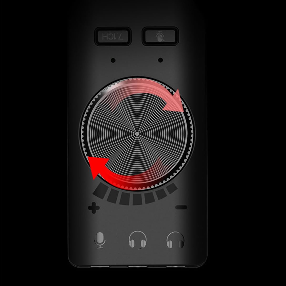Adaptador de Tarjeta de Sonido Externo USB Adaptador de Tarjeta de Sonido estéreo de Audio Externo de 7.1 Canales Conector de micrófono Auxiliar de 3,5 mm para Auriculares para Juegos