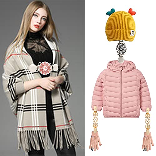 4pcs Clip da Cardigan da Donna Catena del Maglione...