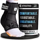 Bump on the Bottom of My Foot 59 Z ATHLETICS Ankle Brace for Women & Men - Lace Up Adjustable Support with Side Stabilizers for Sprained Ankle, Achilles Tendonitis Relief | Basketball, Volleyball, Running & Sports Recovery
