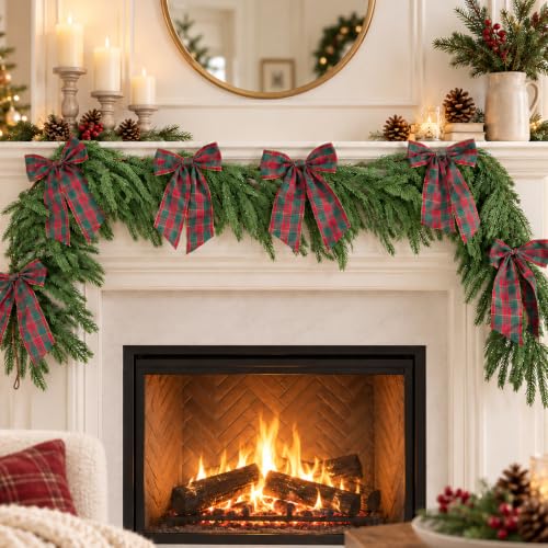 Christmas Garland with Bows - image 6