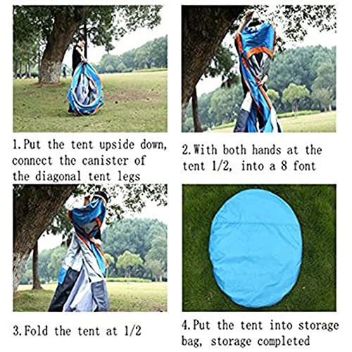 Carpa para camping Pop Up ligera impermeable para 3 personas miniatura 5