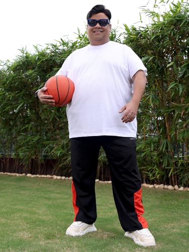 Image of Bigbanana Men Plus Size Ambrose Colorblock Trackpant