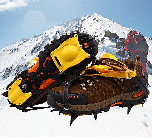 image for Amarine Made Anti-Slip Ice Crampons Mountaineering Cleats for Men,Wome
