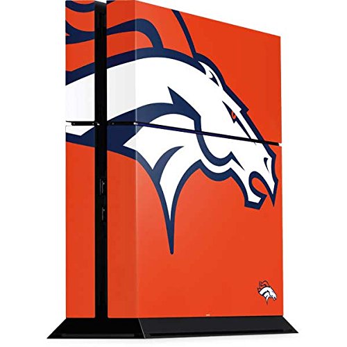 Skinit Decal Gaming Skin Compatible with PS4 Console - Officially Licensed NFL Denver Broncos Large Logo Design