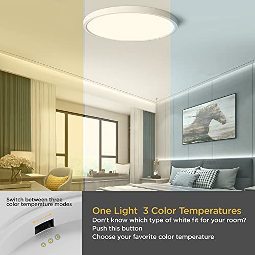 Ocioc Led Flush Mount Ceiling Light White thumb #2